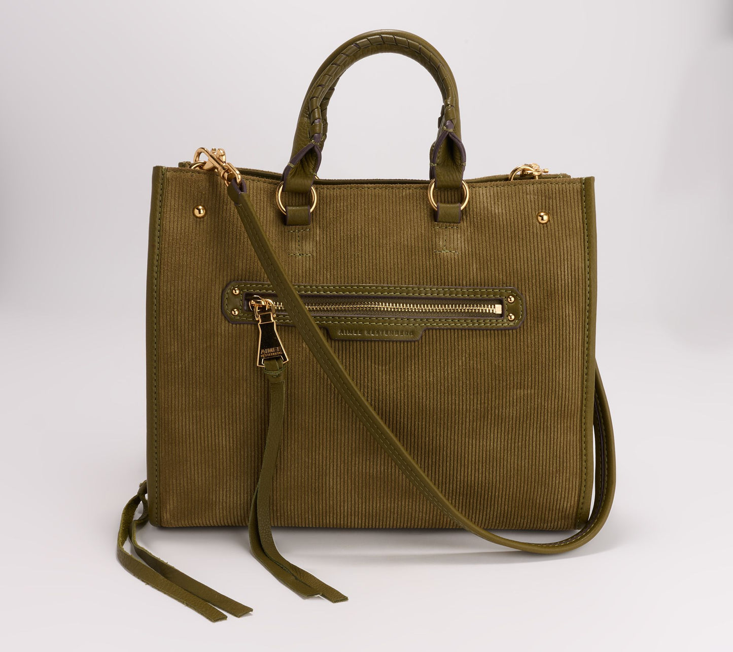 "As Is" Aimee Kestenberg Corduroy Stockbridge Satchel