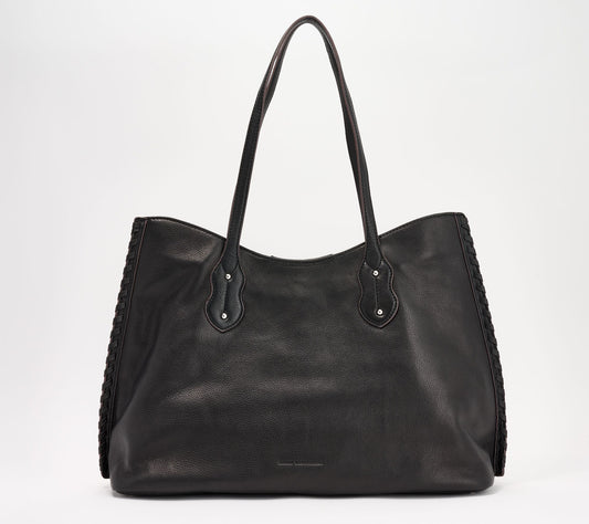 "As Is" Aimee Kestenberg Complete Me Whipstitch Leather Tote