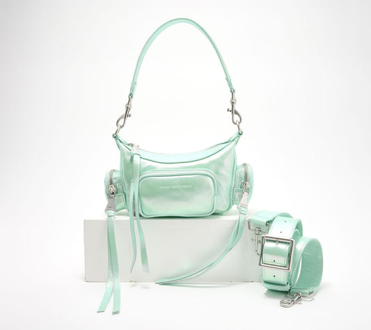 "As Is" Aimee Kestenberg Leather Away We Go Mini Crossbody